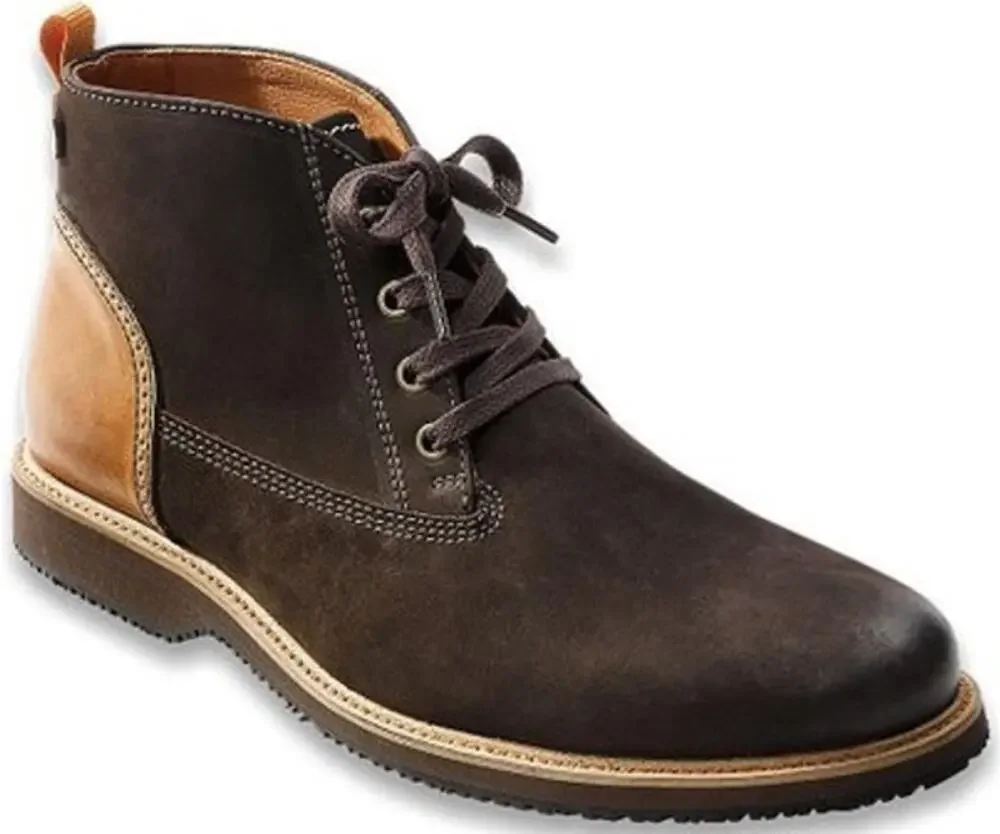 Tommy Bahama Edisto Chukka Boots Nubuck Leather Ankle Lace Up Brown 12M